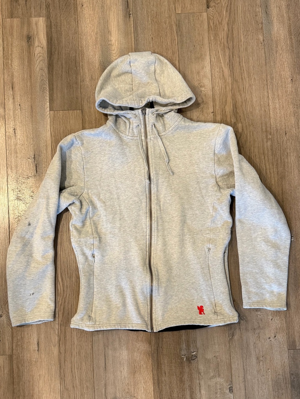 Light Gray Women's Zip-Up Hoodie